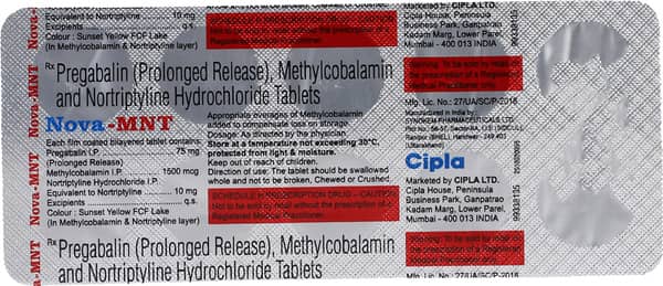 Nova Mnt Strip Of 10 Tablets