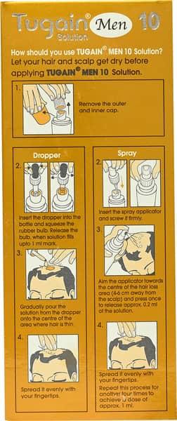 Tugain Men 10% Bottle Of 60ml Solution