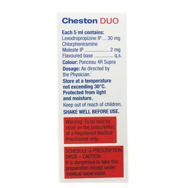Cheston Duo New Syrup | Mixed Fruit Flavour