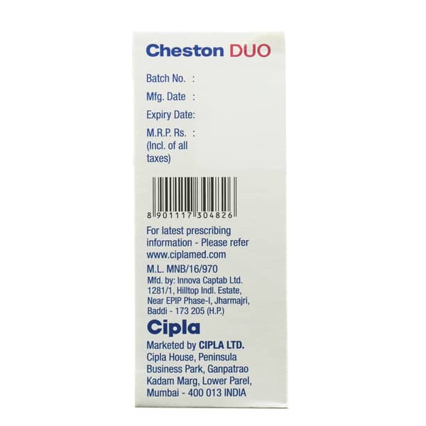 Cheston Duo New Syrup | Mixed Fruit Flavour