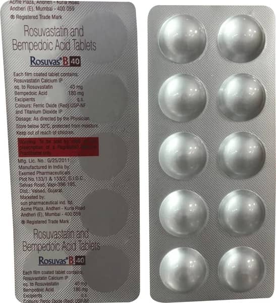 Rosuvas B 40 Tablet