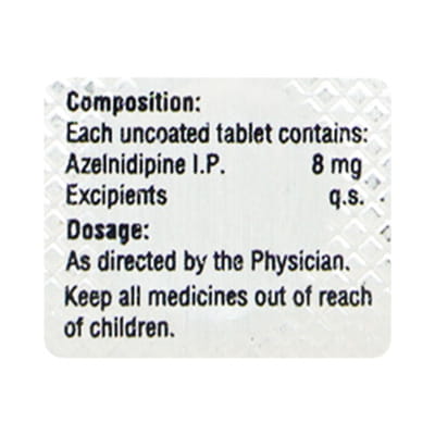 Azeldip 8mg Strip Of 10 Tablets