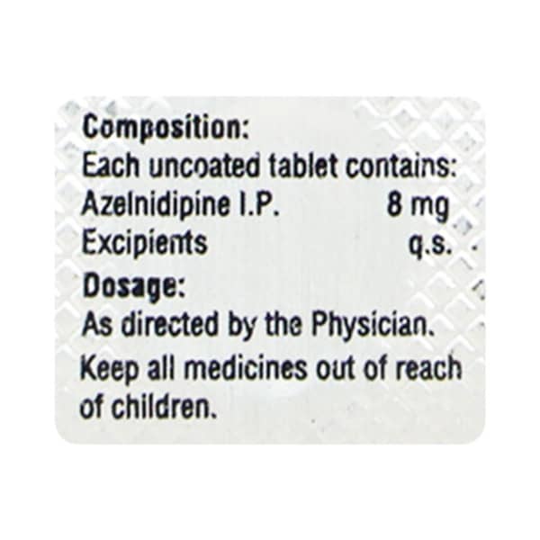 Azeldip 8mg Strip Of 10 Tablets