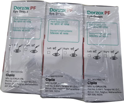 Dorzox Pf Bottle Of 10ml Eye Drops