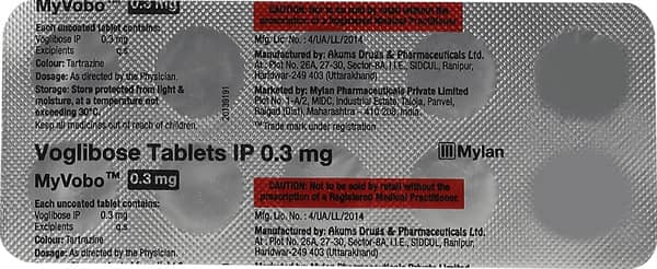 Myvobo 0.3Mg Strip Of 10 Tablets