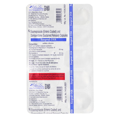 Esoprol Dsr Strip Of 10 Capsules
