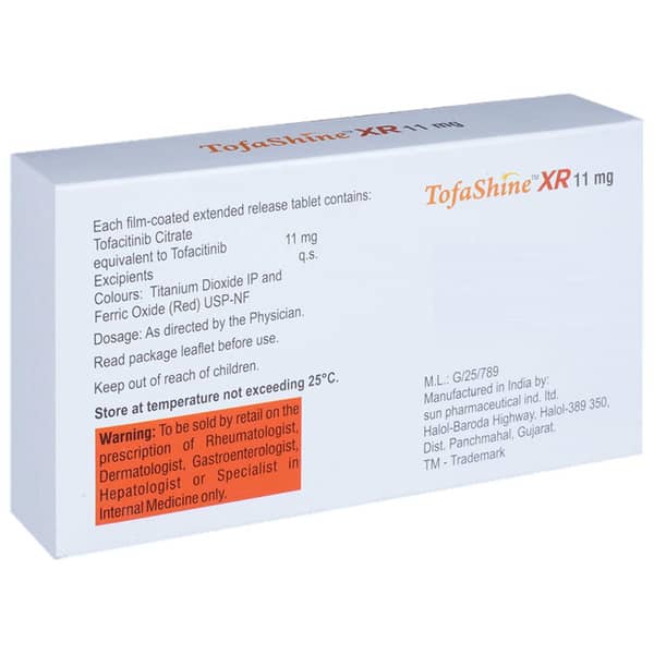 Tofashine Xr 11mg Strip Of 10 Tablets