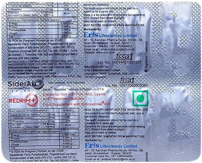 Redrim Plus Strip Of 10 Capsules