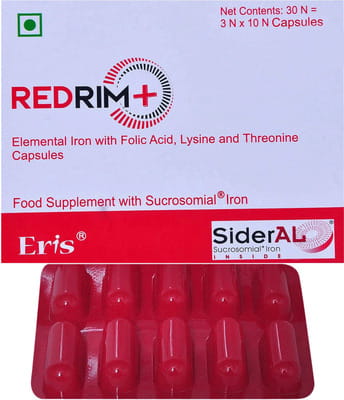 Redrim Plus Strip Of 10 Capsules
