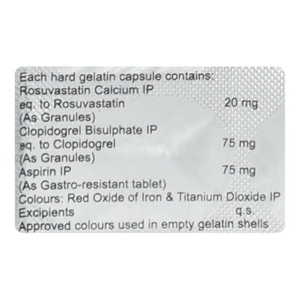 Rosycap Gold 20/75 Strip Of 15 Capsules