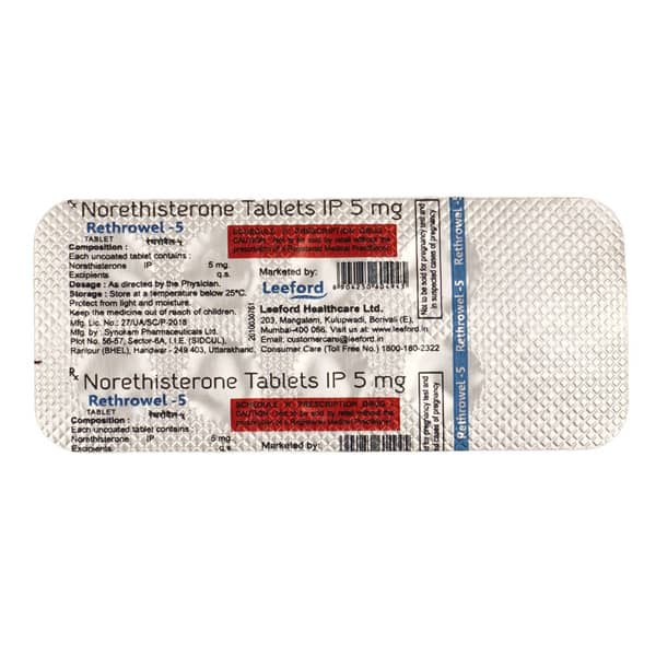 Rethrowel 5 Strip Of 10 Tablets
