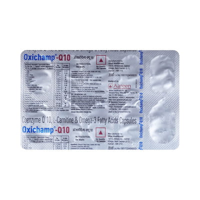 Oxichamp Q10 Strip Of 10 Capsules