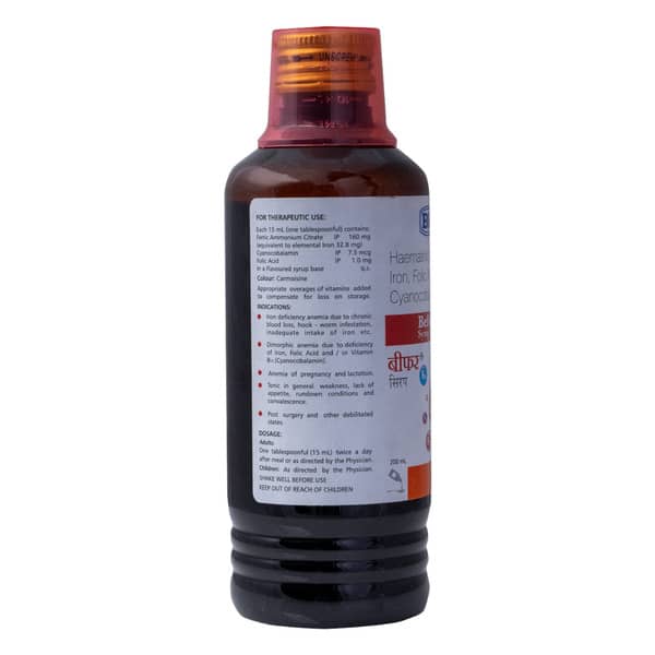 Befer Orange Flavour Bottle Of 200ml Syrup