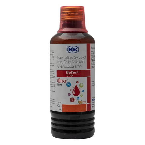 Befer Orange Flavour Bottle Of 200ml Syrup