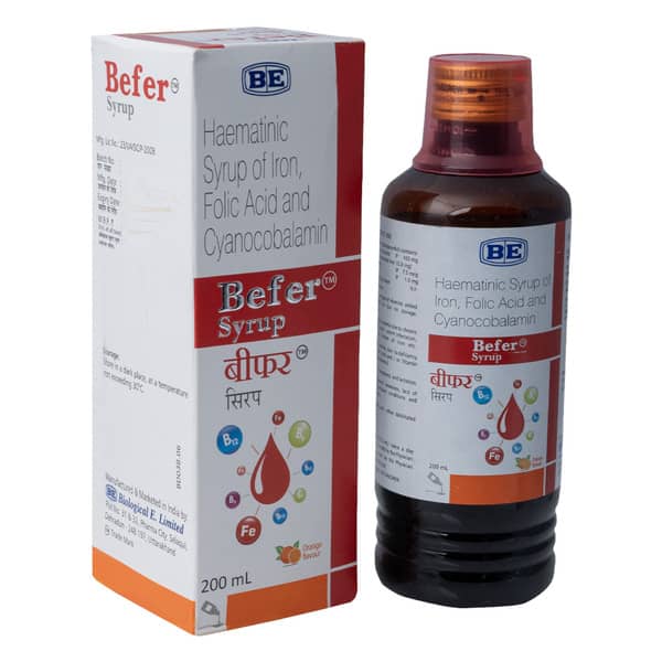 Befer Orange Flavour Bottle Of 200ml Syrup