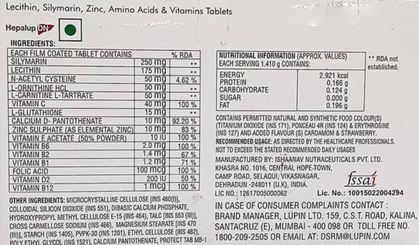 Hepalup Dn Strip Of 10 Tablets