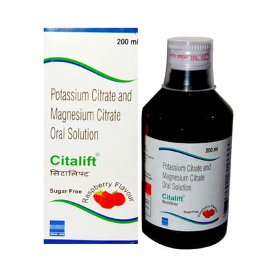 Citalift Raspberry Flavour Sugar Free Bottle Of 450ml Solution