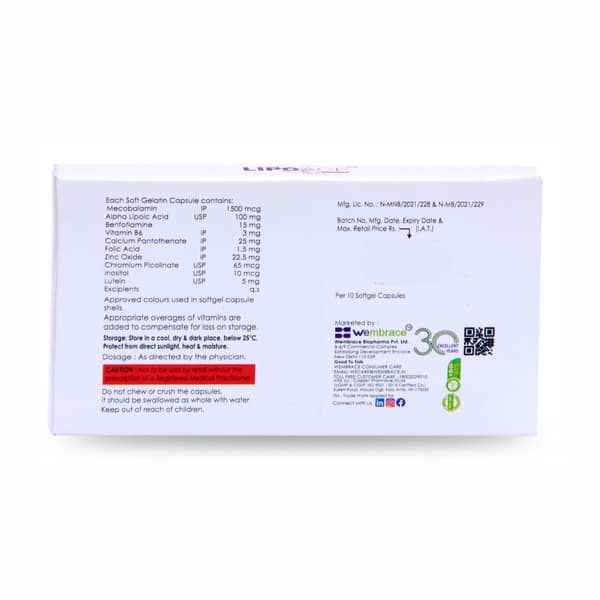 Lipoace Strip Of 10 Softgel Capsules