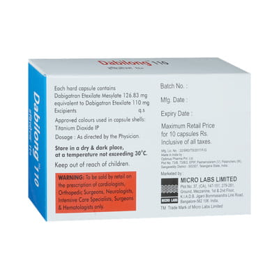 Dabilong 110 Strip Of 10 Tablets