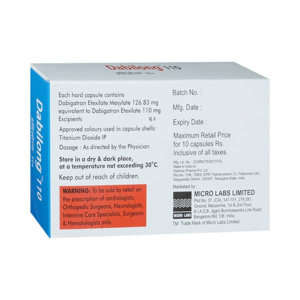 Dabilong 110 Strip Of 10 Tablets