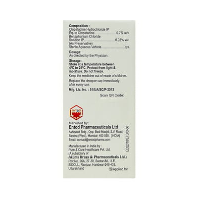 Enpat 0.7% Bottle Of 5ml Eye Drops