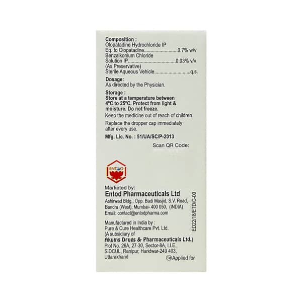 Enpat 0.7% Bottle Of 5ml Eye Drops