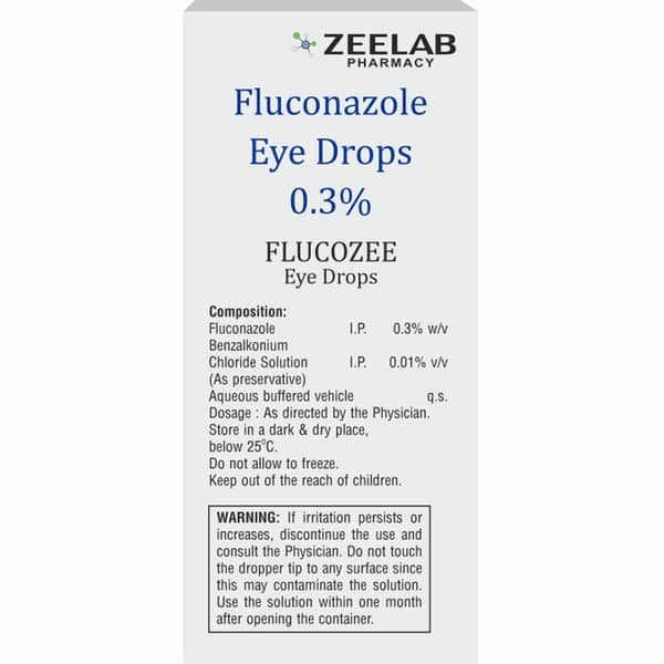 Flucozee Bottle Of 5ml Eye Drops