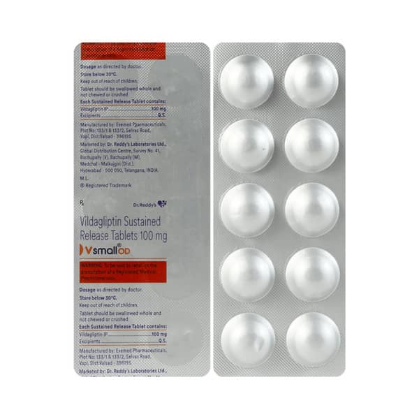 Vsmall Od 100Mg Strip Of 10 Tablets