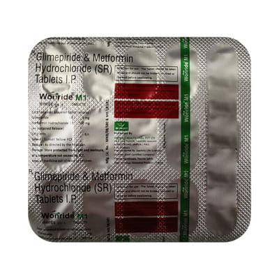 Wonride M 1mg Strip Of 15 Tablets