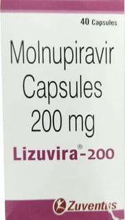 Lizuvira 200mg Bottle Of 40 Capsules