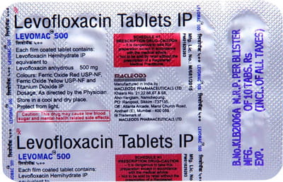 Levomac 500mg Strip Of 10 Tablets