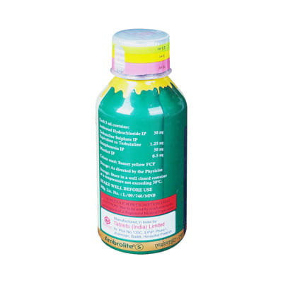 Ambrolite S Sf Bottle Of 100ml Expectorant