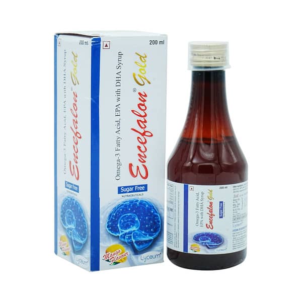 Encefalon Gold Mango Flavour Sugar Free Bottle Of 200Ml Syrup