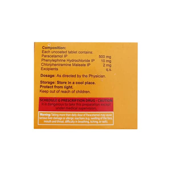 New Coriminic P Strip Of 10 Tablets