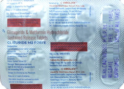 Gliburide M2 Forte Tablet 10
