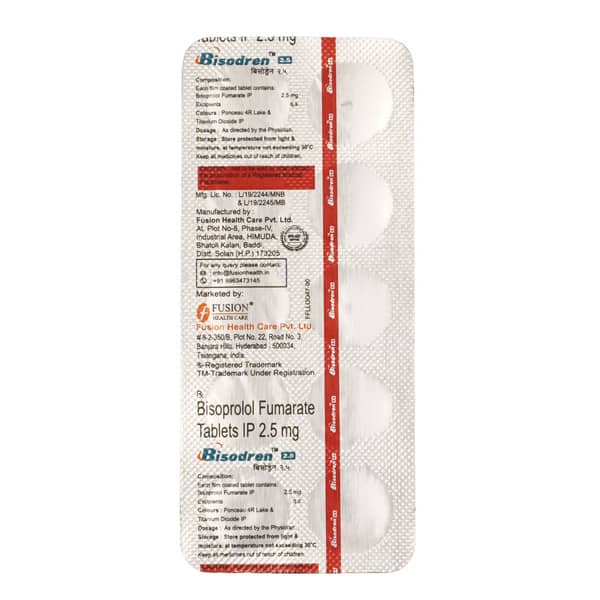 Bisodren 2.5Mg Strip Of 10 Tablets