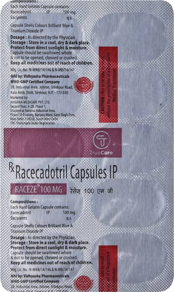 Raceze 100Mg Strip Of 10 Capsules