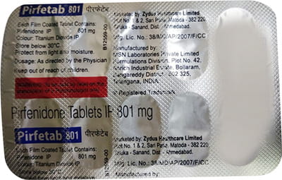 Pirfetab 801mg Strip Of 10 Tablets