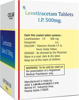 Levetram 500mg Strip Of 10 Tablets