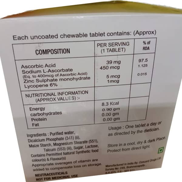 Sumcee Orange Flavour Strip Of 15 Chewable Tablets