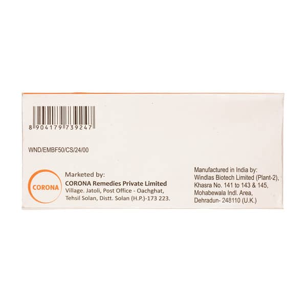 Embeflo 50Mg Strip Of 10 Tablets