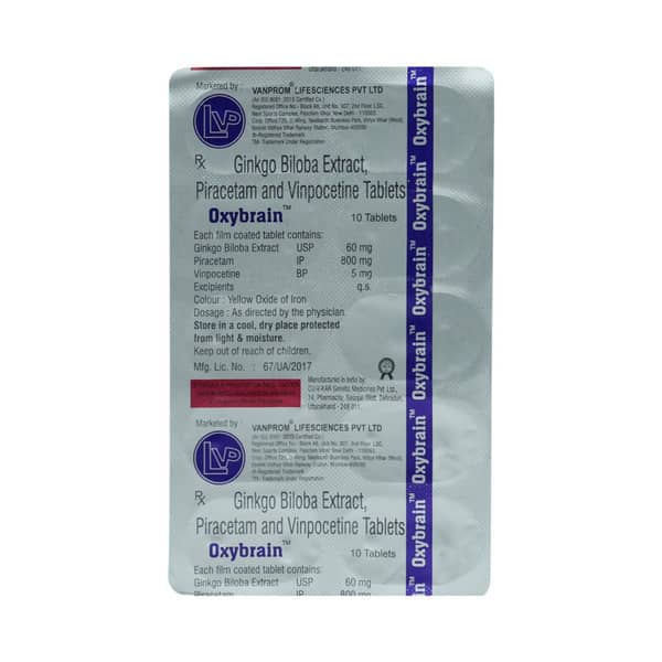 Oxybrain Strip Of 10 Tablets