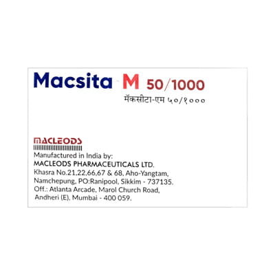 Macsita M 50/1000mg Strip Of 10 Tablets