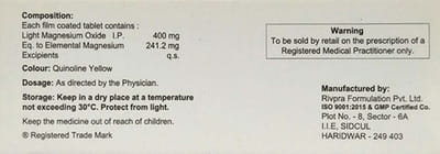Magmaxx 400mg Strip Of 10 Tablets