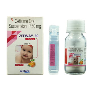 Zefway 50mg Orange Flavour Bottle Of 30ml Dry Syrup