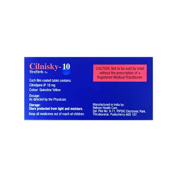 Cilnisky 10Mg Strip Of 15 Tablets