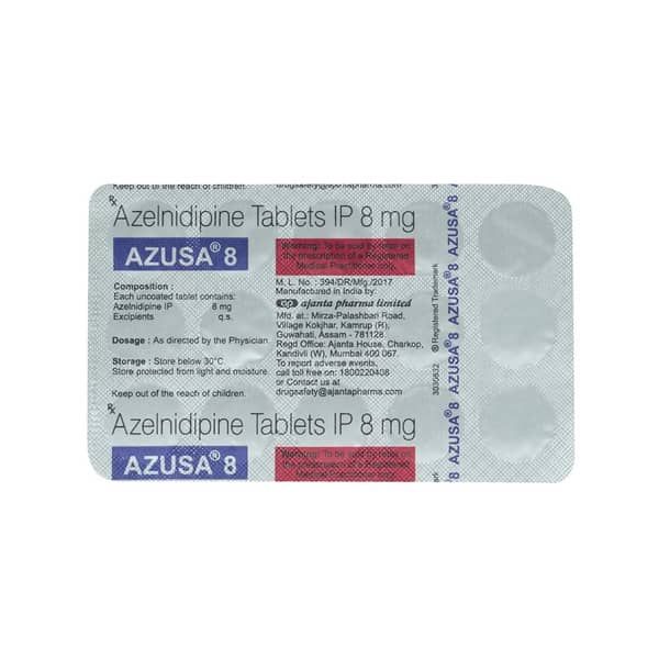 Azusa 8mg Strip Of 15 Tablets