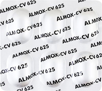 Almox Cv 625mg Strip Of 6 Tablets