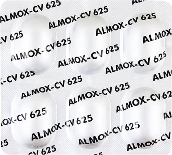 Almox CV 625 Tablet