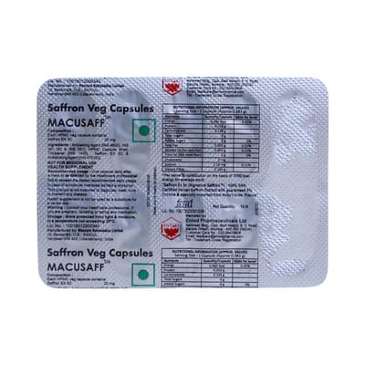 Macusaff Strip Of 10 Capsules